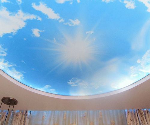 потолки с гипсокартона с подсветкой фото образцы