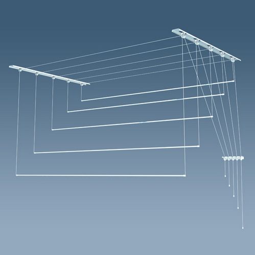 Потолочная сушилка на балкон для белья (80 фото): балконная и электрическая модели от Лиана и Gimi