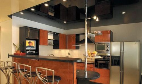 Потолочные светильники для кухни: как оформить освещение,подсветку потолка своими руками, видео- инструкция, фото