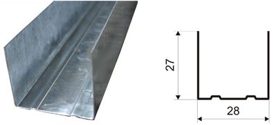 Потолочный профиль для гипсокартона: виды, технические характеристики