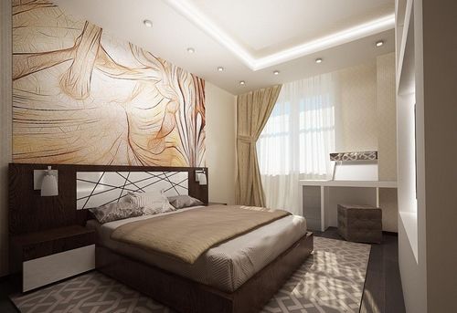 Прямоугольная спальня дизайн: фото и идеи интерьера, маленькая комната прямоугольной формы, как расставить мебель