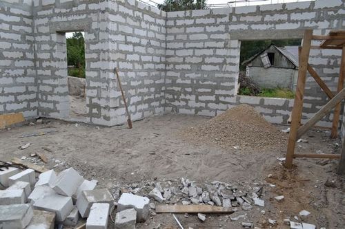 Проект дома из газосиликатного блока (блок, дом) Проект дома из газосиликатного блока