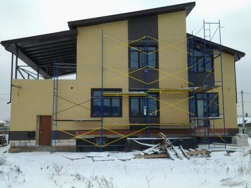 Проект дома из газосиликатного блока (блок, дом) Проект дома из газосиликатного блока