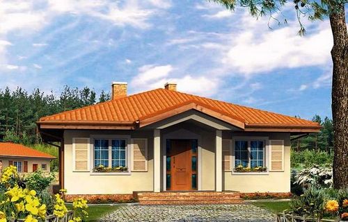 Проект дома из газосиликатного блока (блок, дом) Проект дома из газосиликатного блока