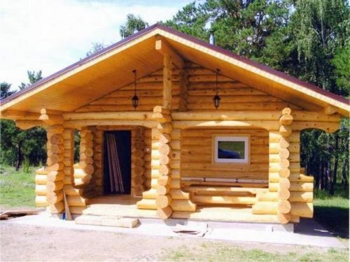 Проекты бань из бревен фото (банить, баня) Проекты бань из бревен фото