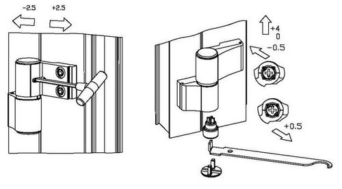 Регулировка алюминиевых дверей: как отрегулировать входную металлическую дверь, видео, железная своими руками