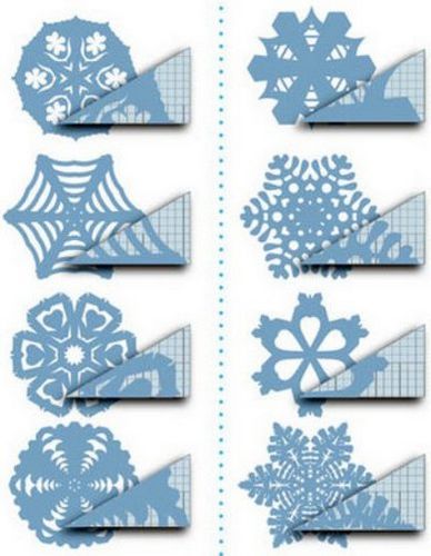 Рисунки на окнах к Новому 2018 году: украшения из бумаги, снежинки, гирлянды, фото