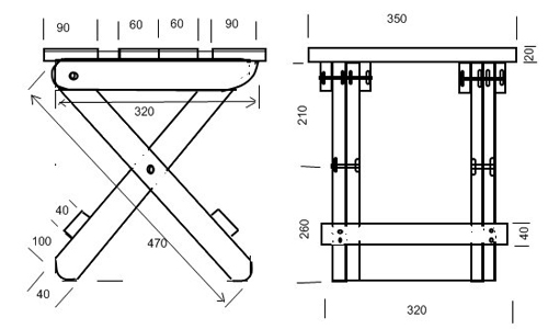 Складная табуретка своими руками: как изготовить?