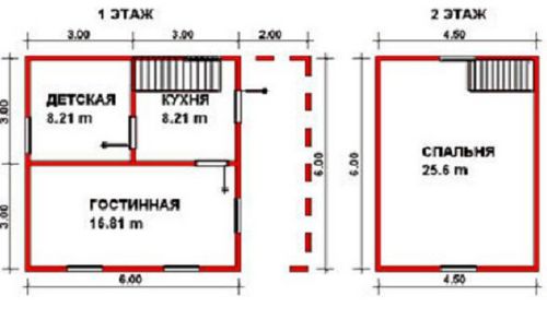 Сколько нужно бруса на дом 6х6