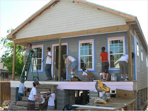 Сколько стоит покрасить дом снаружи - цены на покраску дома снаружи