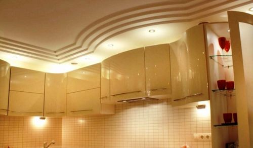 Стильные потолки из гипсокартона - особенности и примеры (потолок, композиция) Стильные потолки из гипсокартона - особенности и примеры
