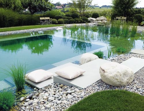 Дачный ландшафтный дизайн с бассейном: проекты с фото