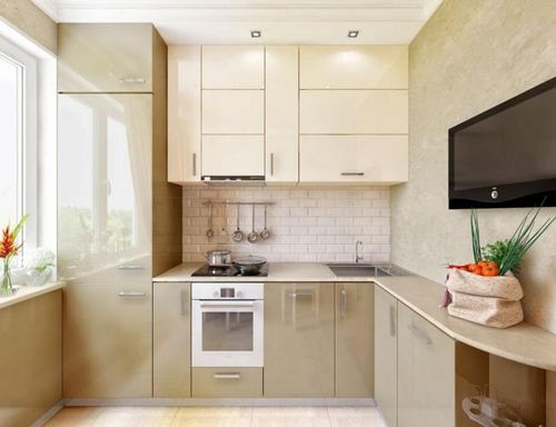 Дизайн кухни 5 5 кв м с холодильником: фото (кухня, холодильник, рабочий) Дизайн кухни 5 5 кв м с холодильником: фото