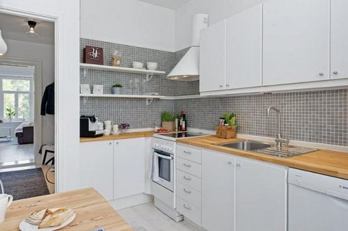 Дизайн кухни 5 5 кв м с холодильником: фото (кухня, холодильник, рабочий) Дизайн кухни 5 5 кв м с холодильником: фото