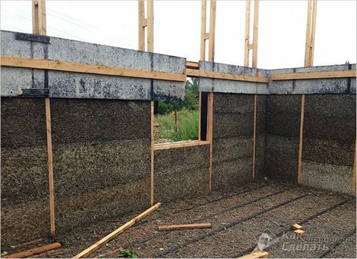 Дом из арболита своими руками - строительство домов из арболитовых блоков фото (арболита, фундамент) Дом из арболита своими руками - строительство домов из арболитовых блоков фото
