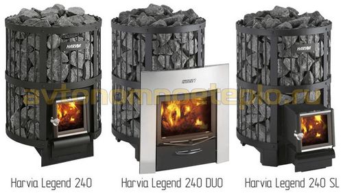 Финские дровяные печи Harvia Legend 240, 150, 300 (Харвия Легенд)