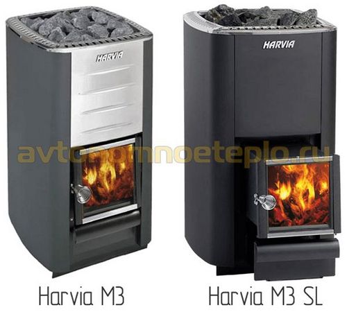 Финские печи для бани Harvia M1, M2 и M3 (Харвия)