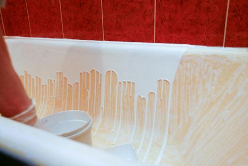 Как отреставрировать (обновить) старую чугунную ванну: чем покрасить, способ "ванна в ванну"
