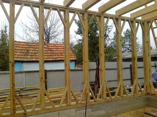 Как пристроить веранду к дому своими руками – строительство веранды на даче, пошаговая инструкция   фото, видео
