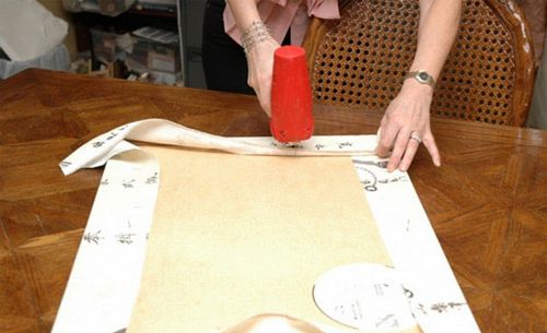 Как сделать картину из ткани своими руками