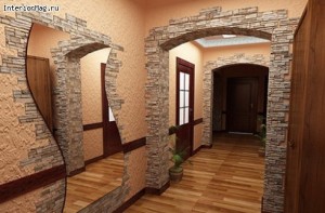 Как сделать отделку дверных проемов декоративным камнем?