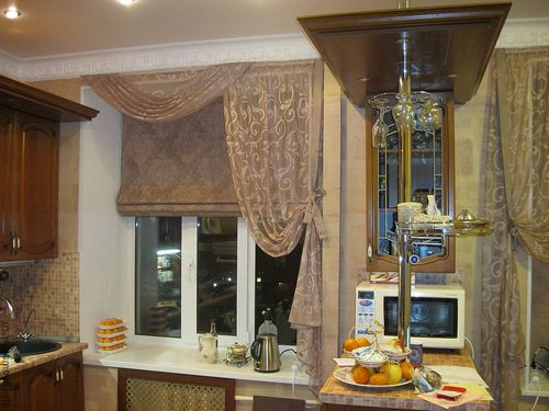 Как выбрать шторы для кухни? Фото, новинки дизайна. (штора, кухня, ткань) Как выбрать шторы для кухни? Фото, новинки дизайна.