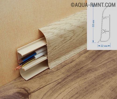 Короб для электропроводки: виды (пластиковый, герметичный металлорукав, плинтус-короб), размеры