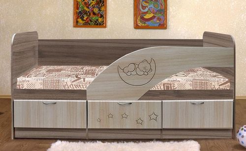 Кровать с ящиком для хранения белья (кровать, ящик, большой) Кровать с ящиком для хранения белья