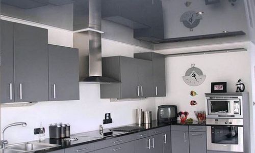 Потолок на кухне: какой лучше, фото (потолок, кухня, покрытие) Потолок на кухне: какой лучше, фото