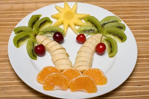 Украшение блюд праздничного стола (блюдо, украшение, ломтик) Украшение блюд праздничного стола