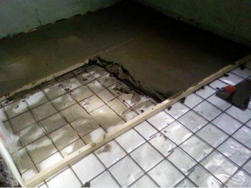 Утепляем бетонный пол в бане (утепление, баня) Утепляем бетонный пол в бане