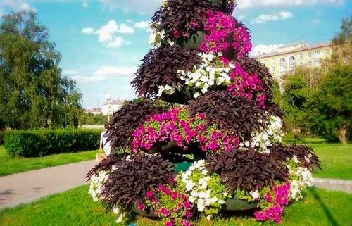 Вертикальная клумба своими руками : виды вертикальных клумб (клумба, вертикальный, растение) Вертикальная клумба своими руками : виды вертикальных клумб