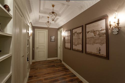 Светильники для прихожей и коридора: фото и освещение, какие выбрать, настенные в интерьере кухни, бра и точечные