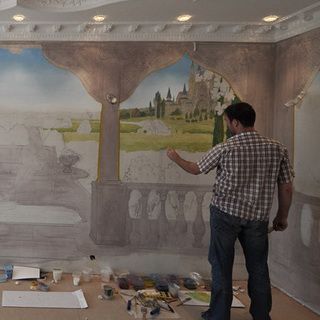 Техника росписи стен в интерьере своими руками и фото, как расписать стену (стен, краска, роспись) Техника росписи стен в интерьере своими руками и фото, как расписать стену