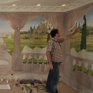 Техника росписи стен в интерьере своими руками и фото, как расписать стену (стен, краска, роспись) Техника росписи стен в интерьере своими руками и фото, как расписать стену