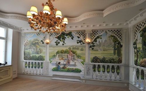 Техника росписи стен в интерьере своими руками и фото, как расписать стену (стен, краска, роспись) Техника росписи стен в интерьере своими руками и фото, как расписать стену