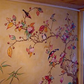Техника росписи стен в интерьере своими руками и фото, как расписать стену (стен, краска, роспись) Техника росписи стен в интерьере своими руками и фото, как расписать стену