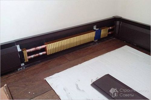 Теплый плинтус своими руками - монтаж теплого плинтуса (плинтус, стен) Теплый плинтус своими руками - монтаж теплого плинтуса