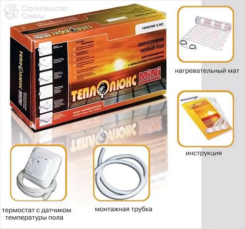 Теплый пол Теплолюкс - особенности монтажа и технические характеристики (теплый, система) Теплый пол Теплолюкс - особенности монтажа и технические характеристики