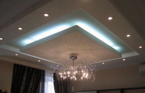 Трехуровневый потолок из гипсокартона своими руками (каркас, плоскость, потолок) Трехуровневый потолок из гипсокартона своими руками