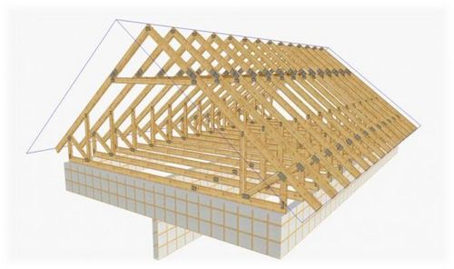 Устройство мансардной крыши частного дома: стропильная система, видео