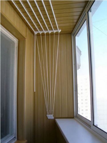 Веревки на балкон: виды и монтаж (фото)