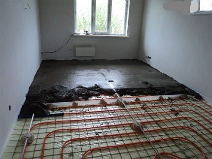 Водяной теплый пол под линолеум: пошаговый инструктаж (пол, труба) Водяной теплый пол под линолеум: пошаговый инструктаж
