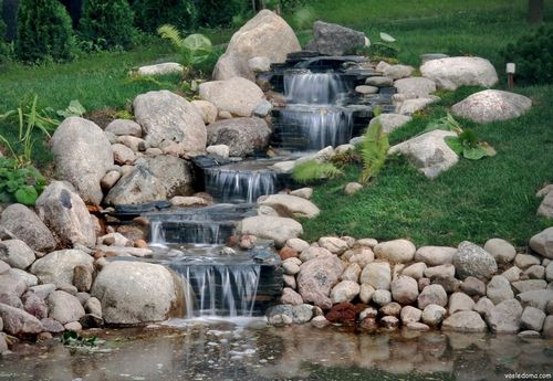 Водопады в ландшафтном дизайне (49 фото): искусственные декоративные фонтаны для дома и дачи своими руками