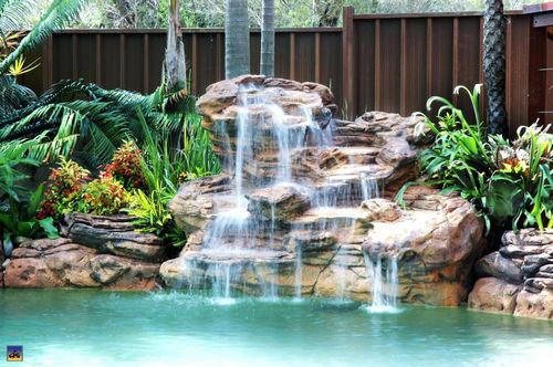 Водопады в ландшафтном дизайне (49 фото): искусственные декоративные фонтаны для дома и дачи своими руками