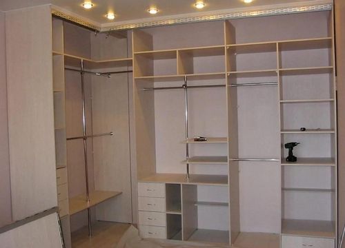 Встроенные гардеробные: шкафов фото и наполнение систем, в прихожей мебель-купе, своими руками спальня