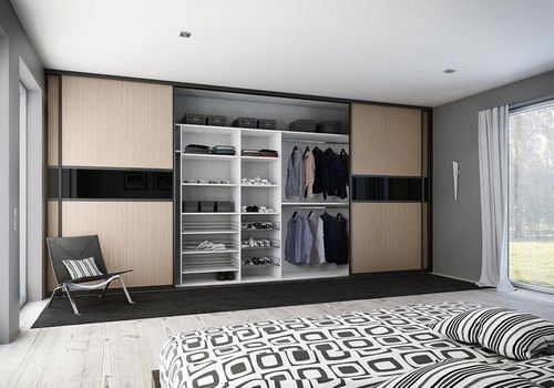 Встроенный шкаф-купе в гостиную: дизайн и фото, угловая мебель в зал, интерьер комнаты на всю стену, распашные образцы