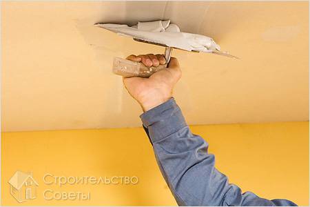 Выравнивание потолка своими руками - как правильно выровнять потолок