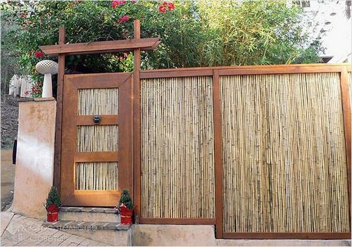 Забор из бамбука своими руками - изготовление бамбукового забора