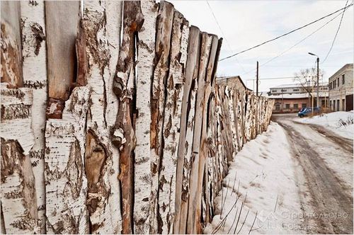 Забор из горбыля своими руками (+фото) (горбыль, забор) Забор из горбыля своими руками (+фото)